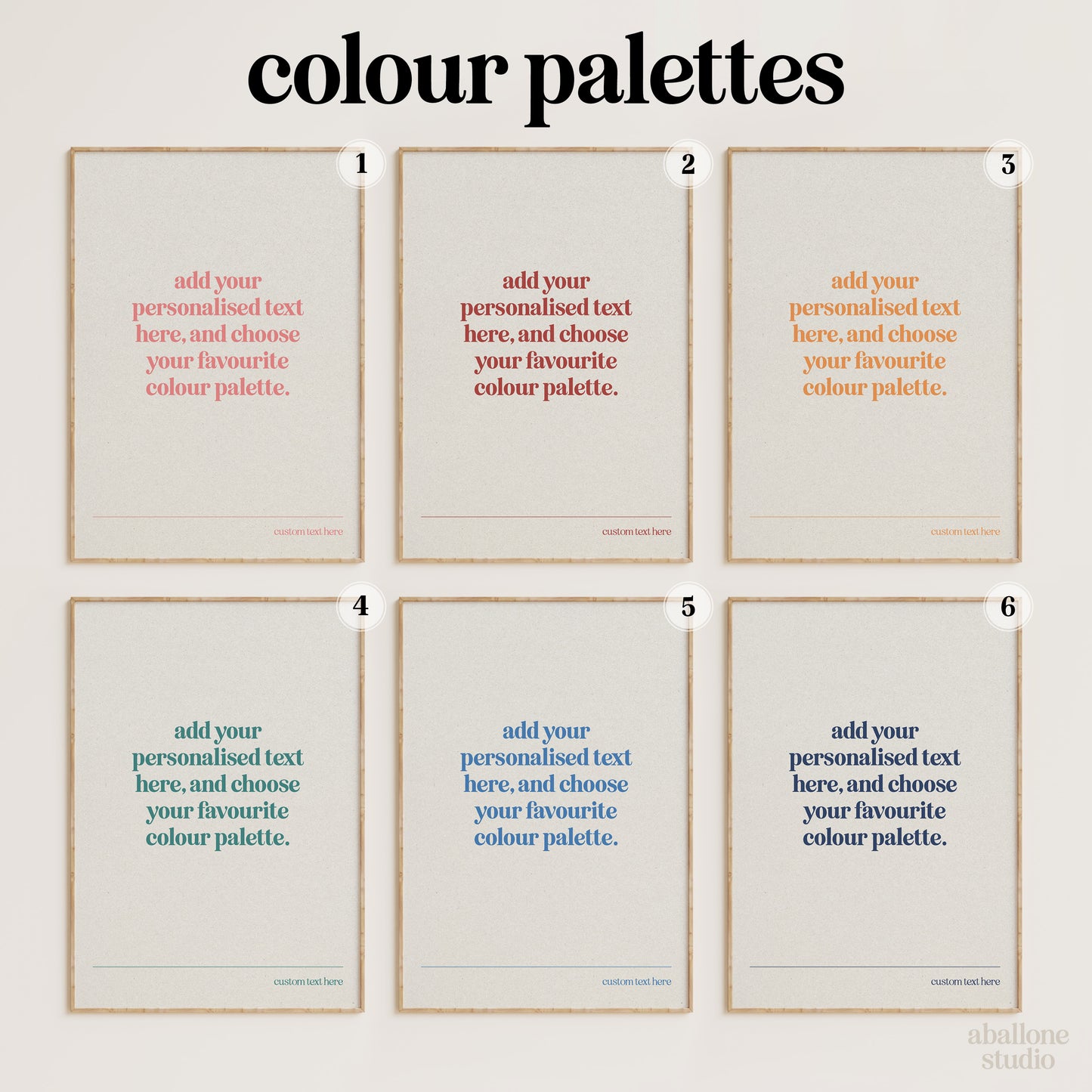 Personalised Quote Print