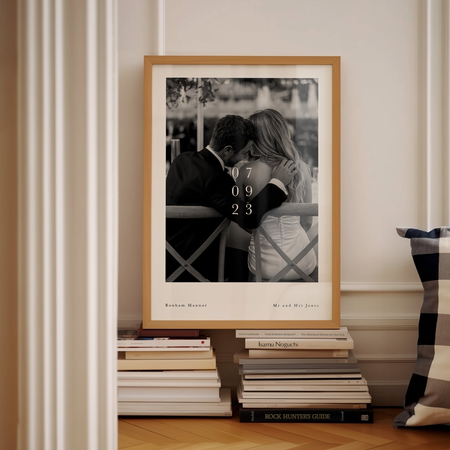 Custom Wedding Date Photo Print