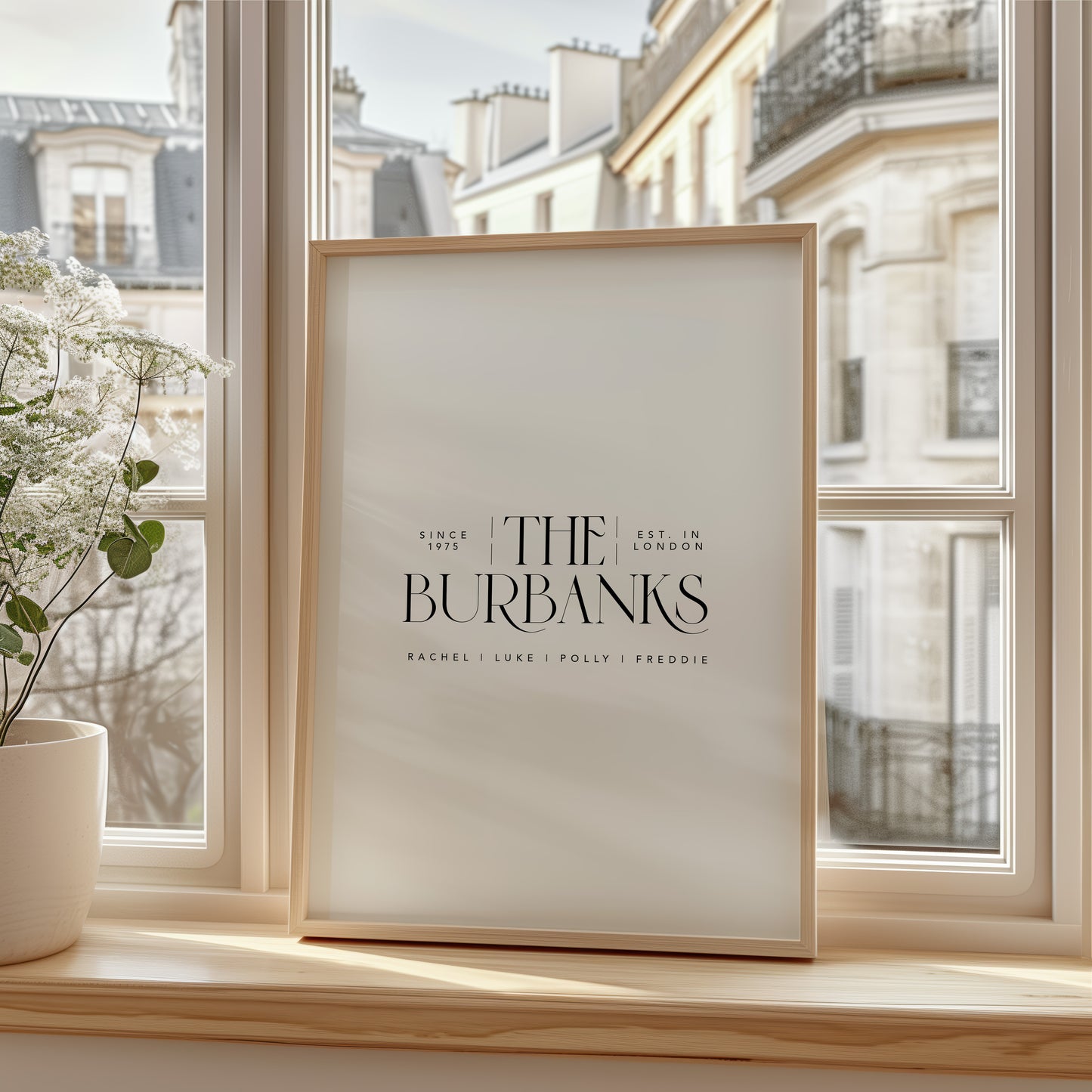 Custom Family Surname Print