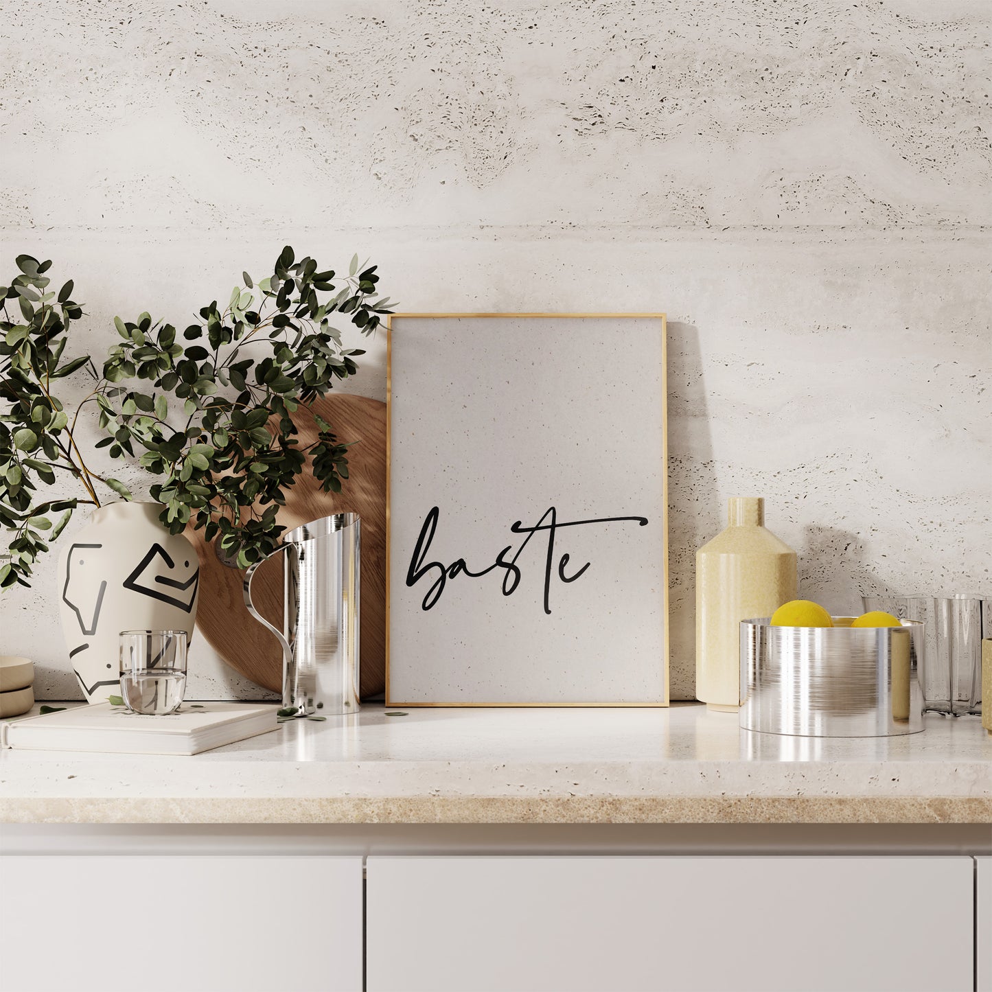 Baste Textured Culinary Print