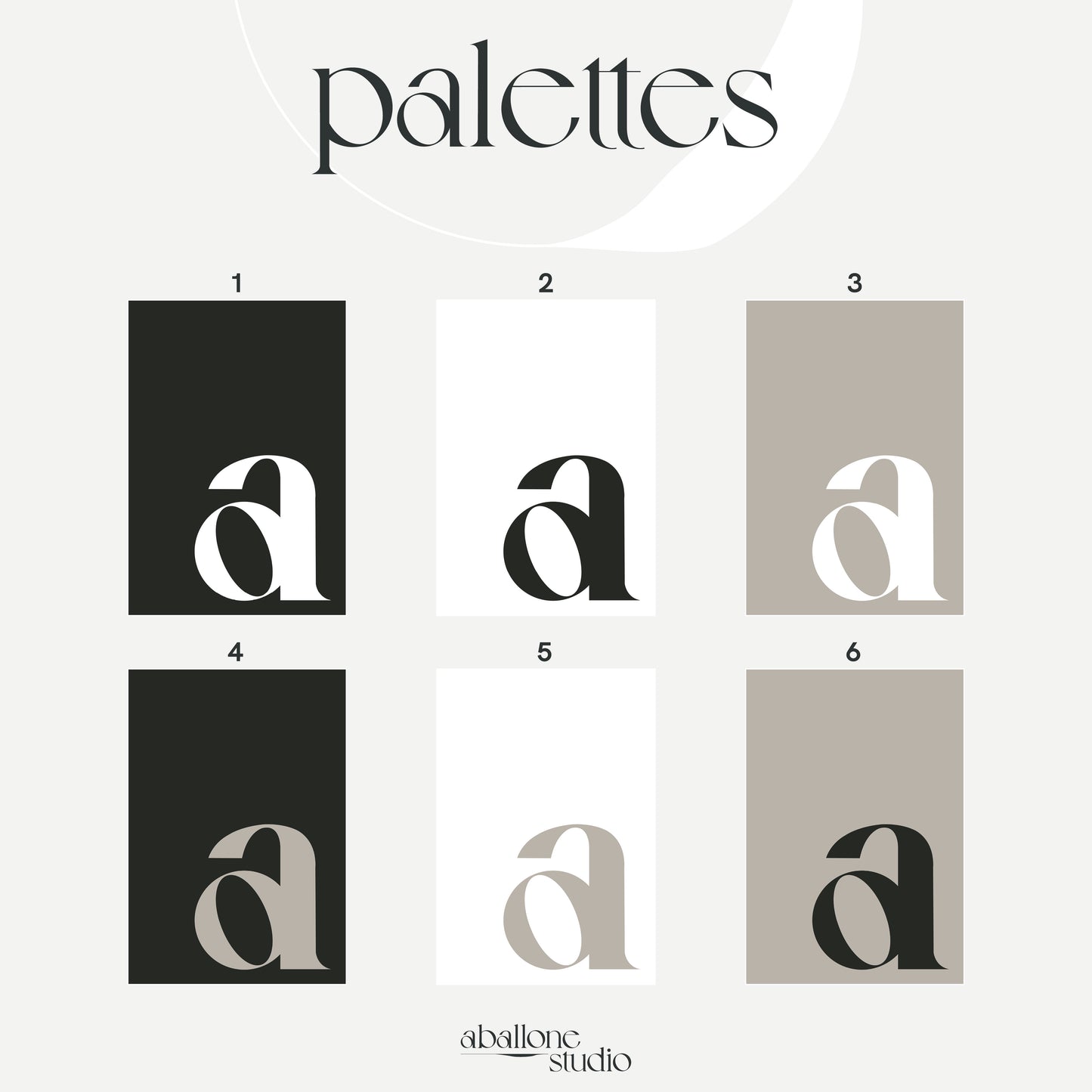 A-Z Aballone Uppercase Letter Print