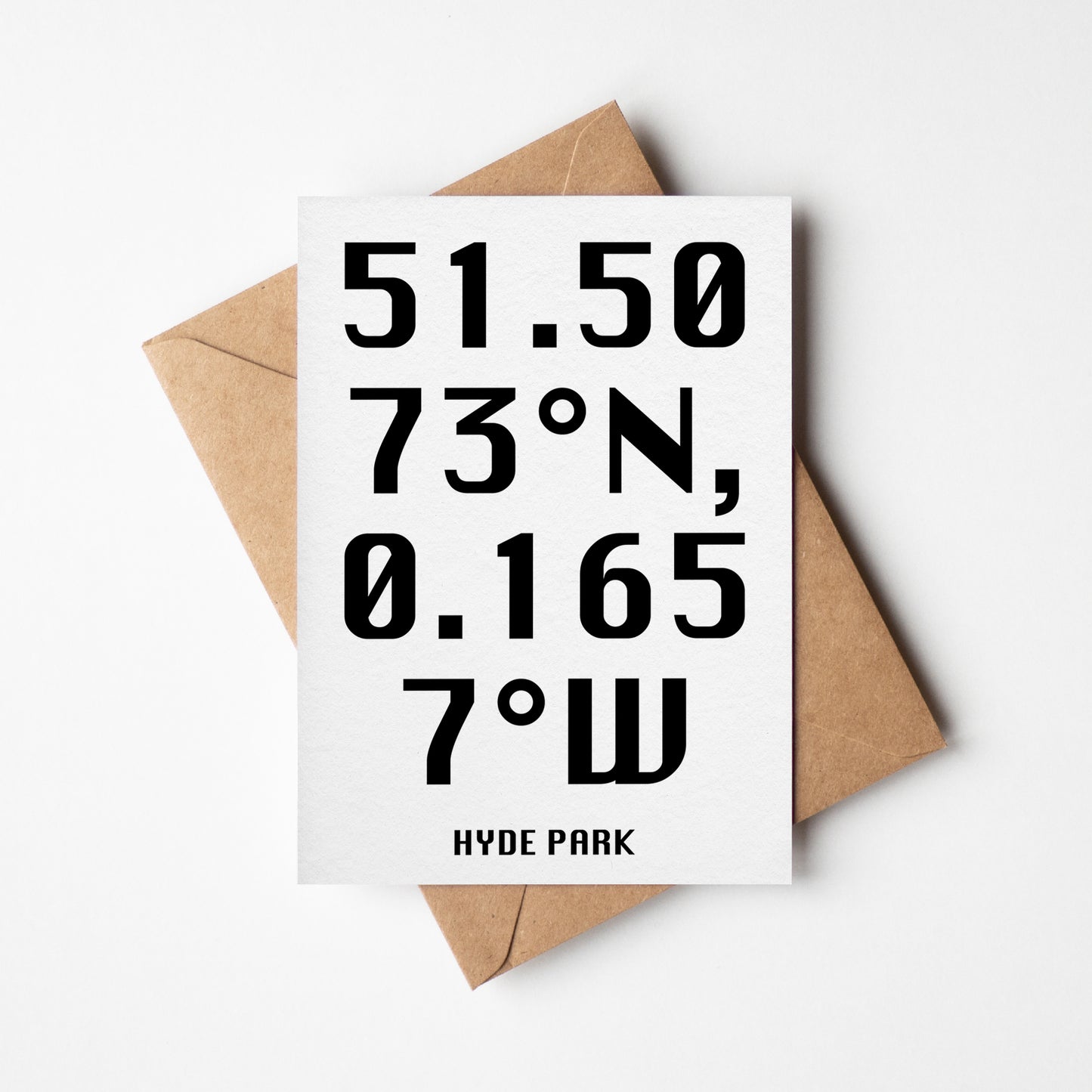 Digital Coordinates Card A5