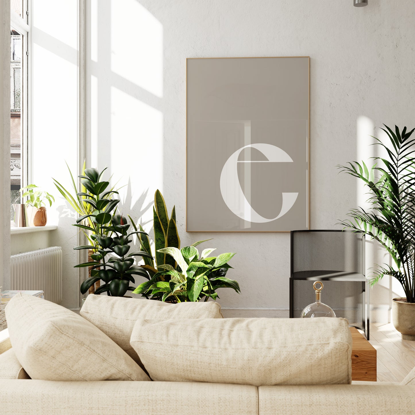 A-Z Aballone Uppercase Letter Print