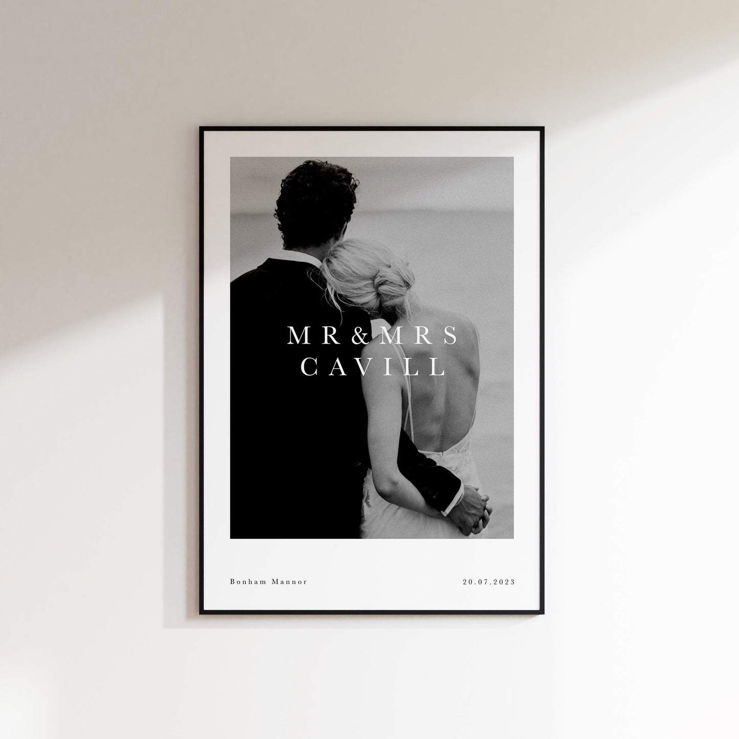 Custom Name Overlay Photo Print