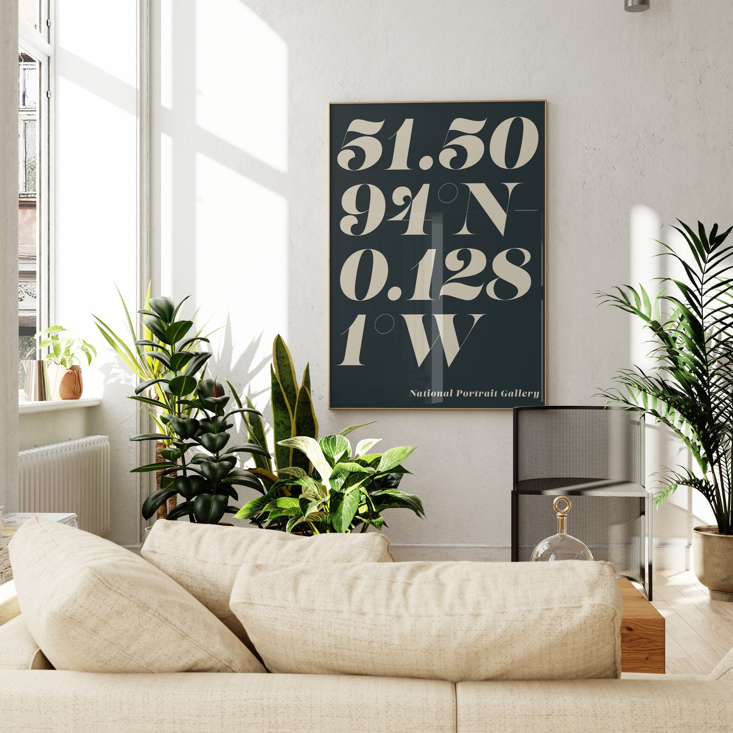 Retro Coordinates Print