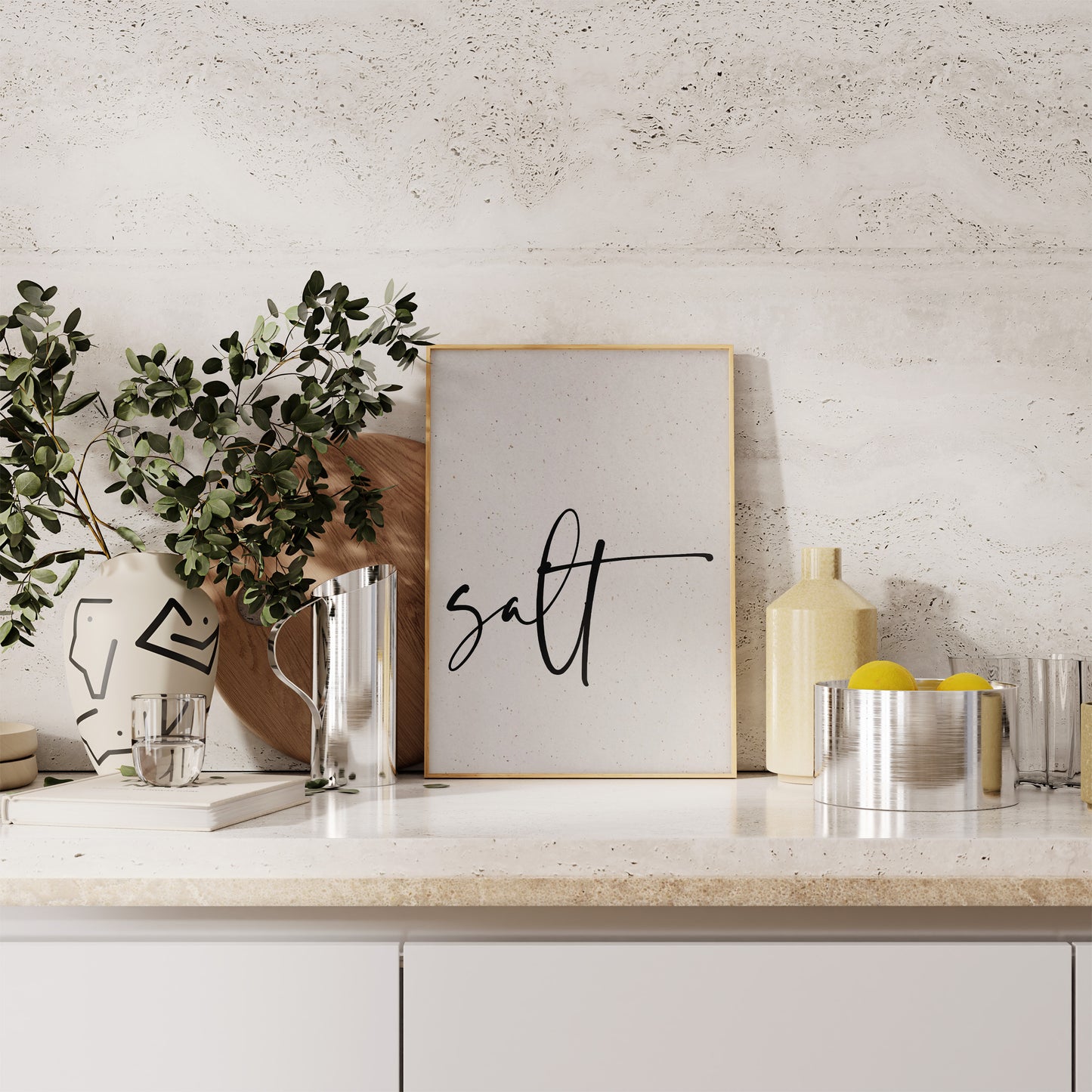 Salt Textured Culinary Print