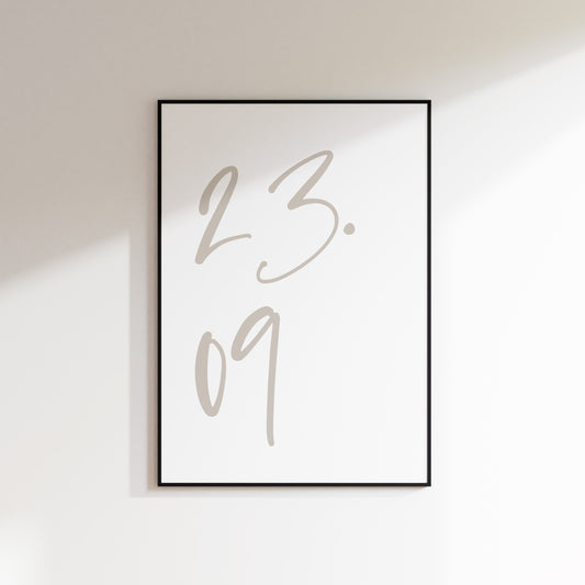 Custom Script Date Print