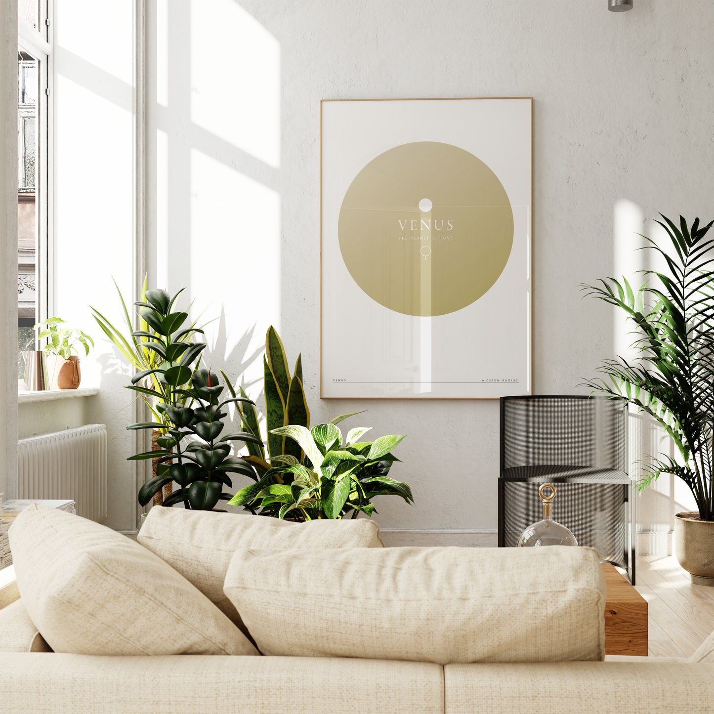 Venus Gradient Planet Print