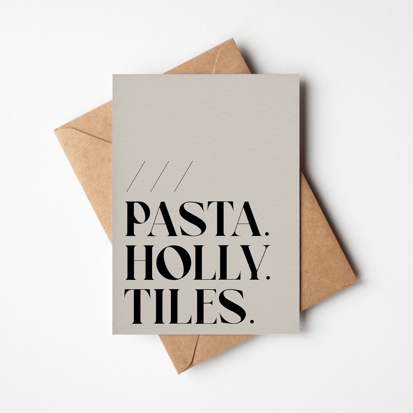 Bold What Three Words Card A5