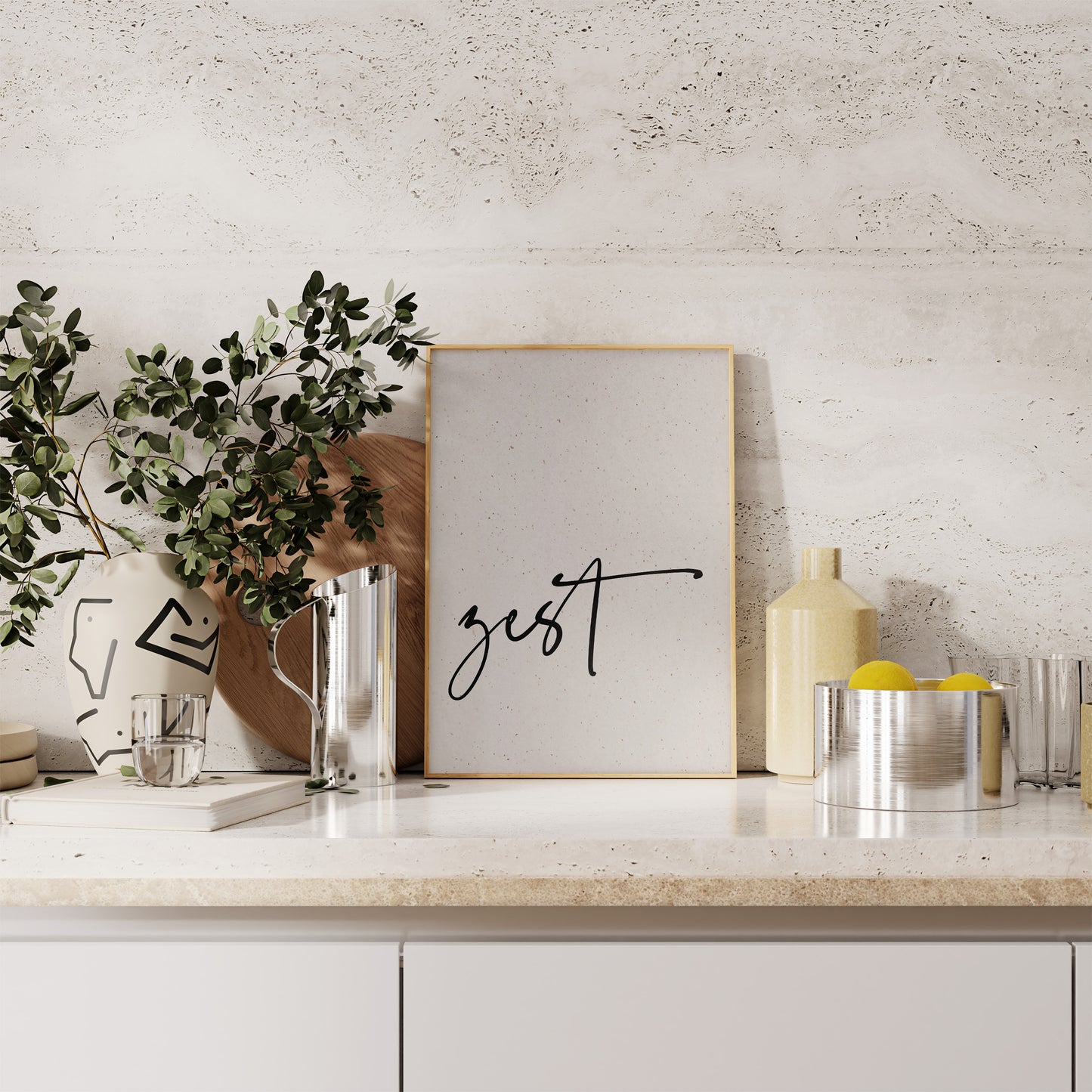 Zest Textured Culinary Print