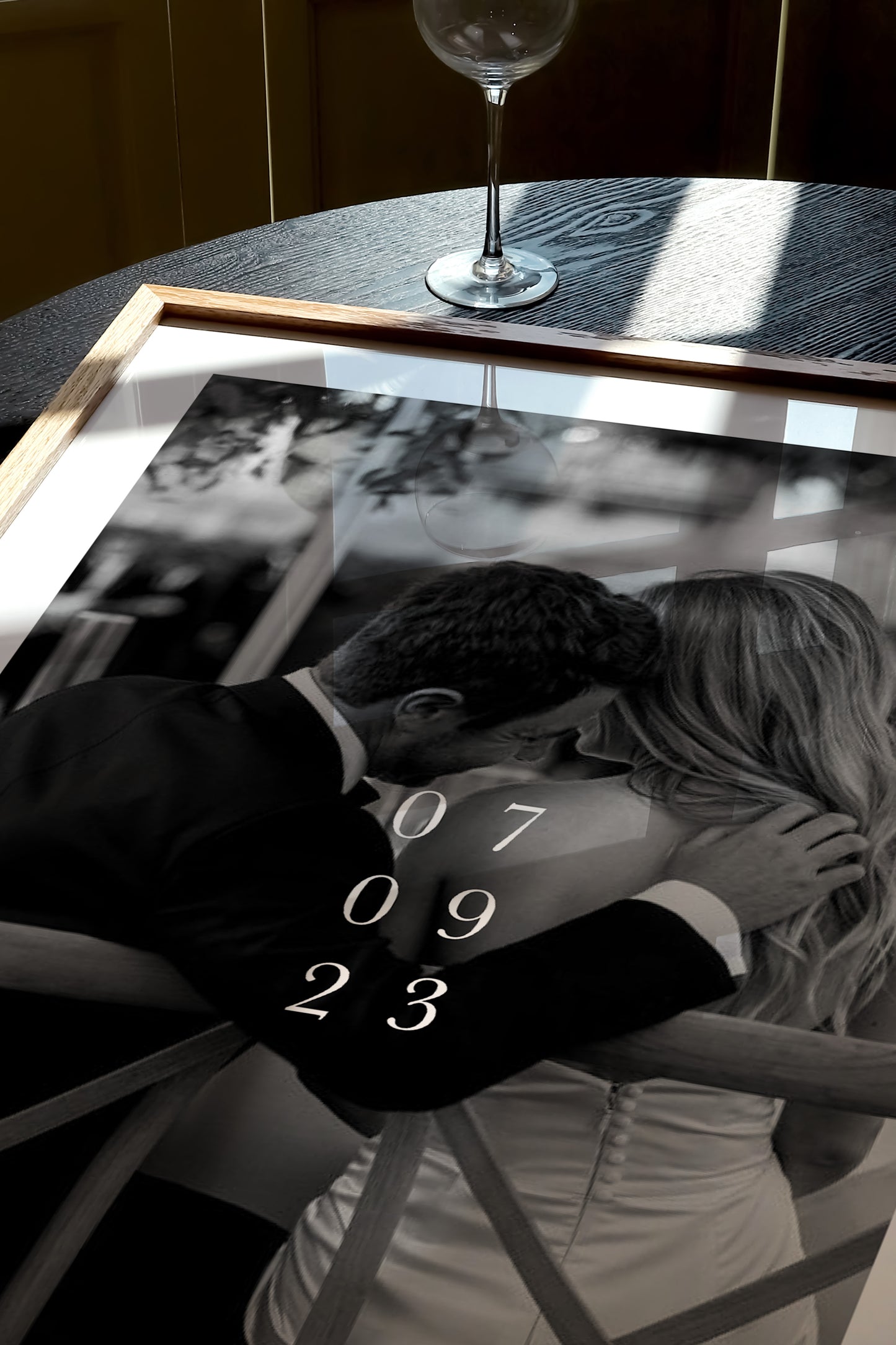 Custom Wedding Date Photo Print
