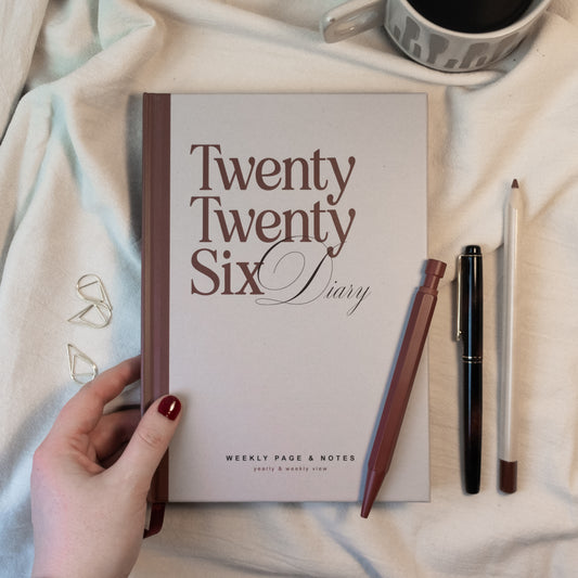 2026 Diary A5 Weekly Planner & Notes