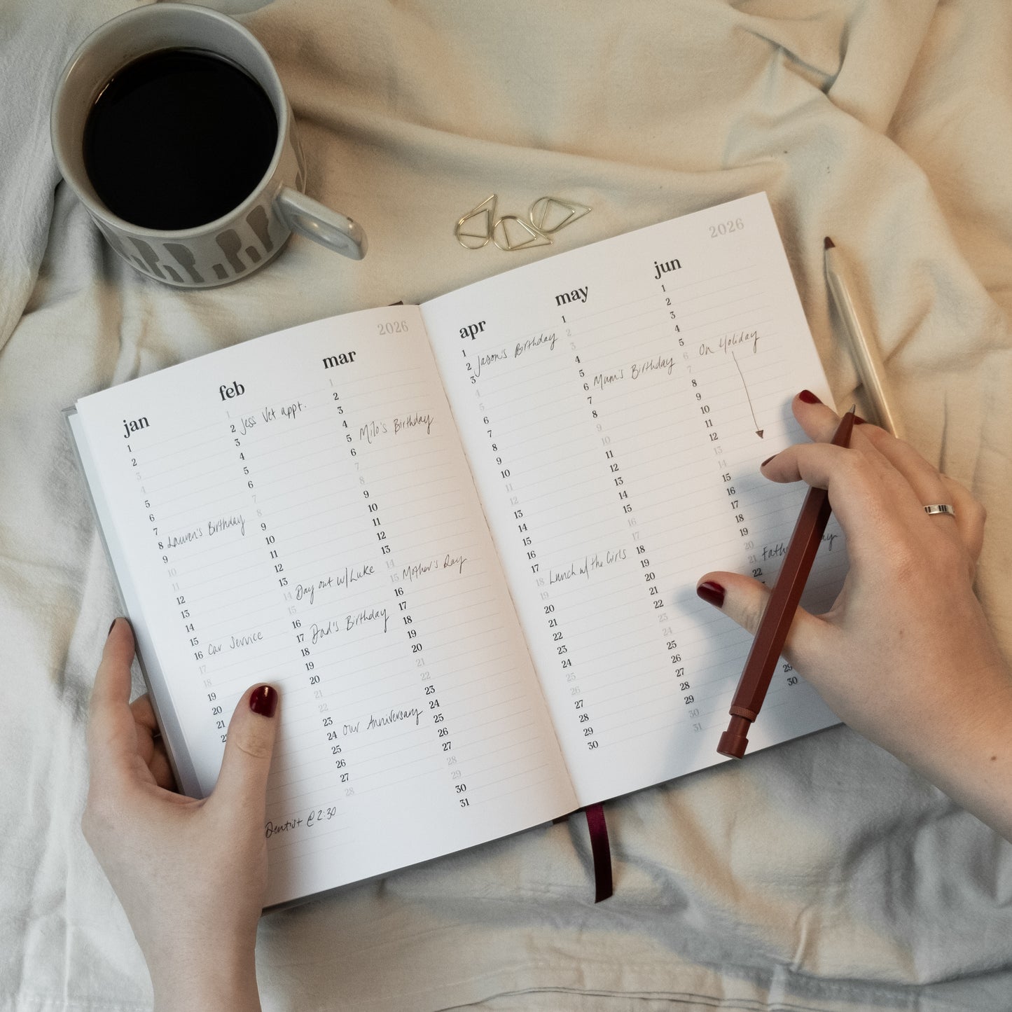 2026 Diary A5 Weekly Planner & Notes