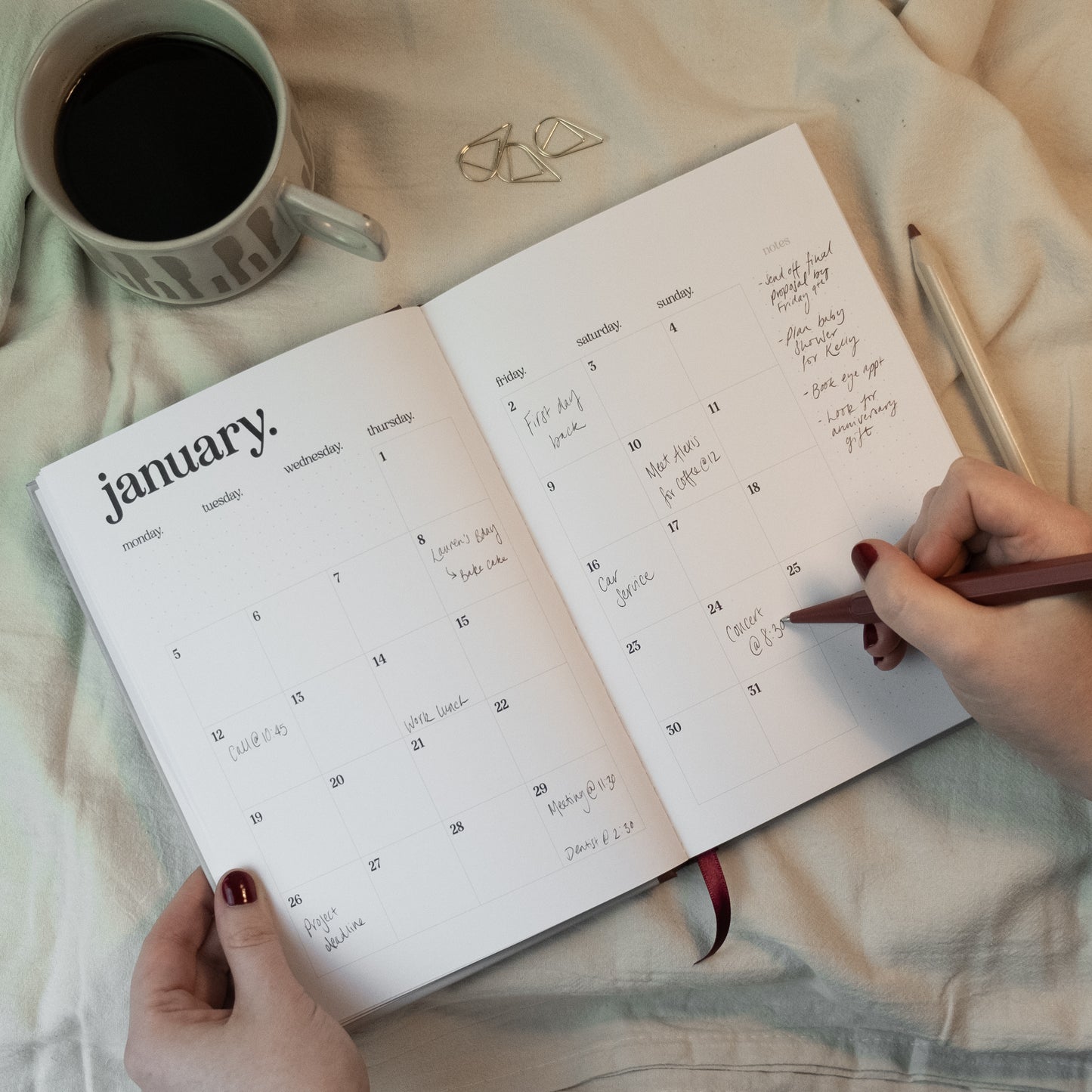 2026 Diary A5 Weekly Planner & Notes