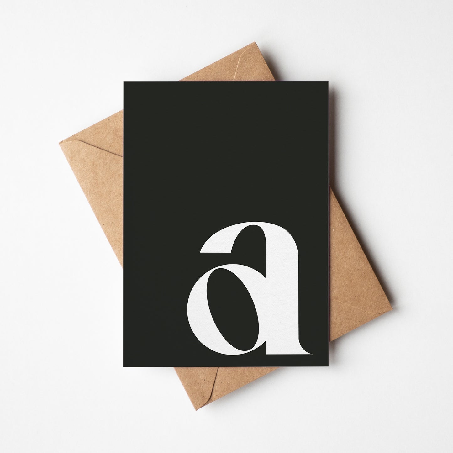 A-Z Aballone Letter Card