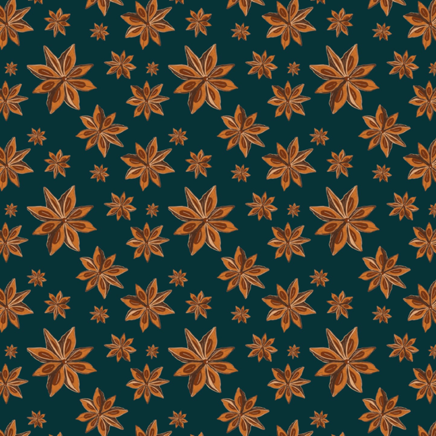Winter Spice Wrapping Paper Sheet Pack