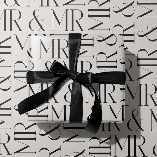 Mr & Mr Wrapping Paper Sheets