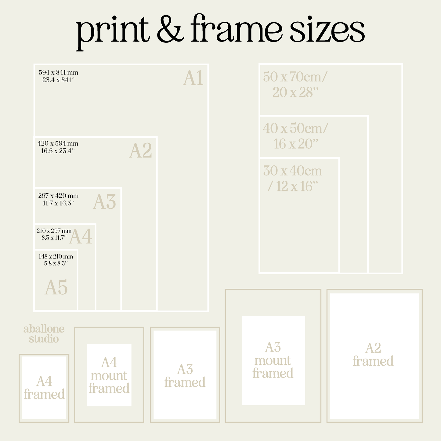 Multiple Locations Travel Print in Colour