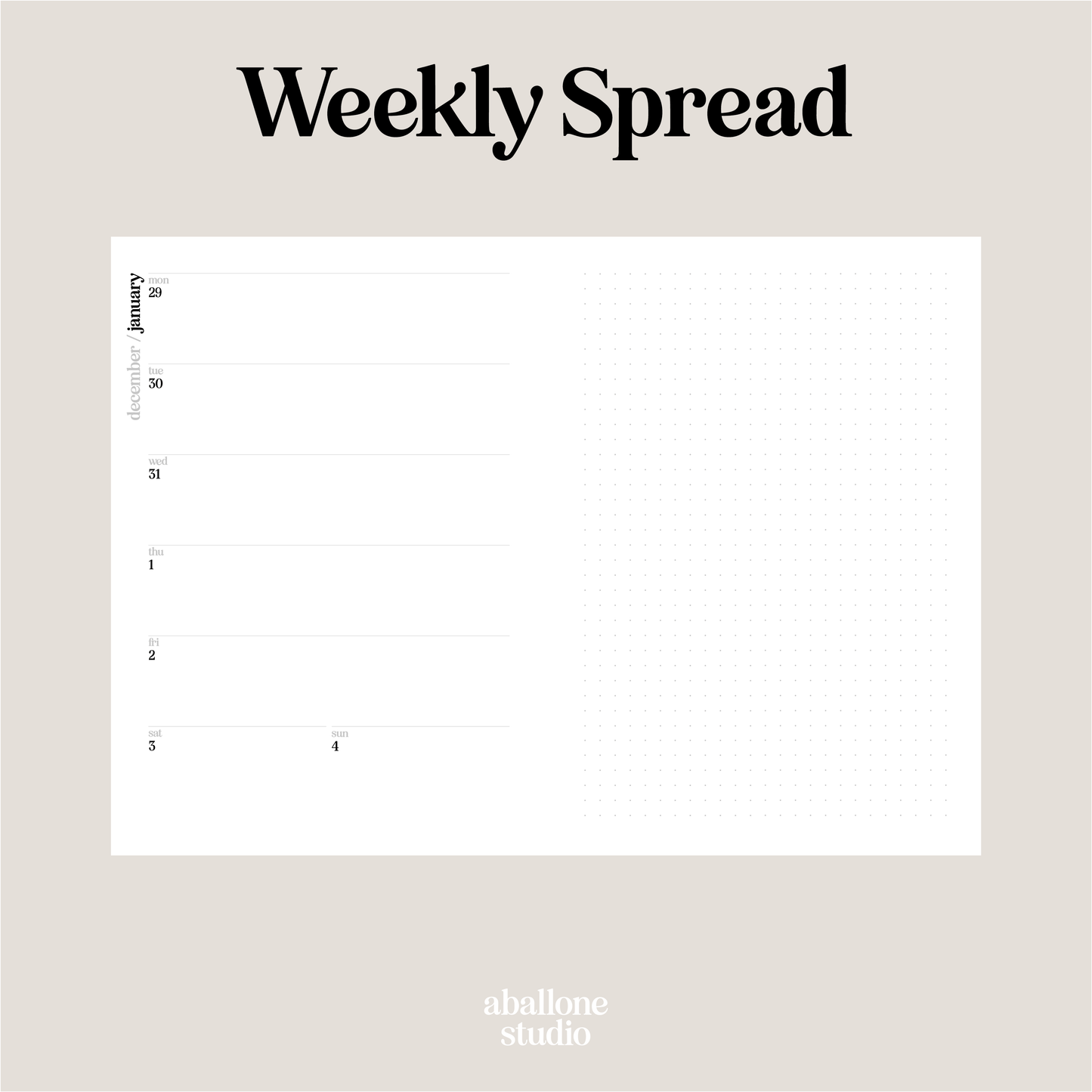 2026 Diary A5 Weekly Planner & Notes