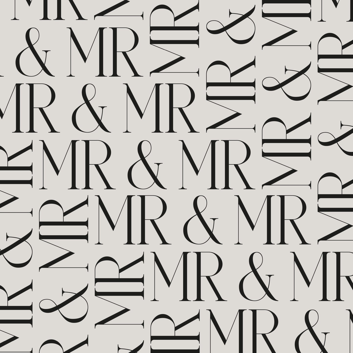 Mr & Mr Wrapping Paper Sheets