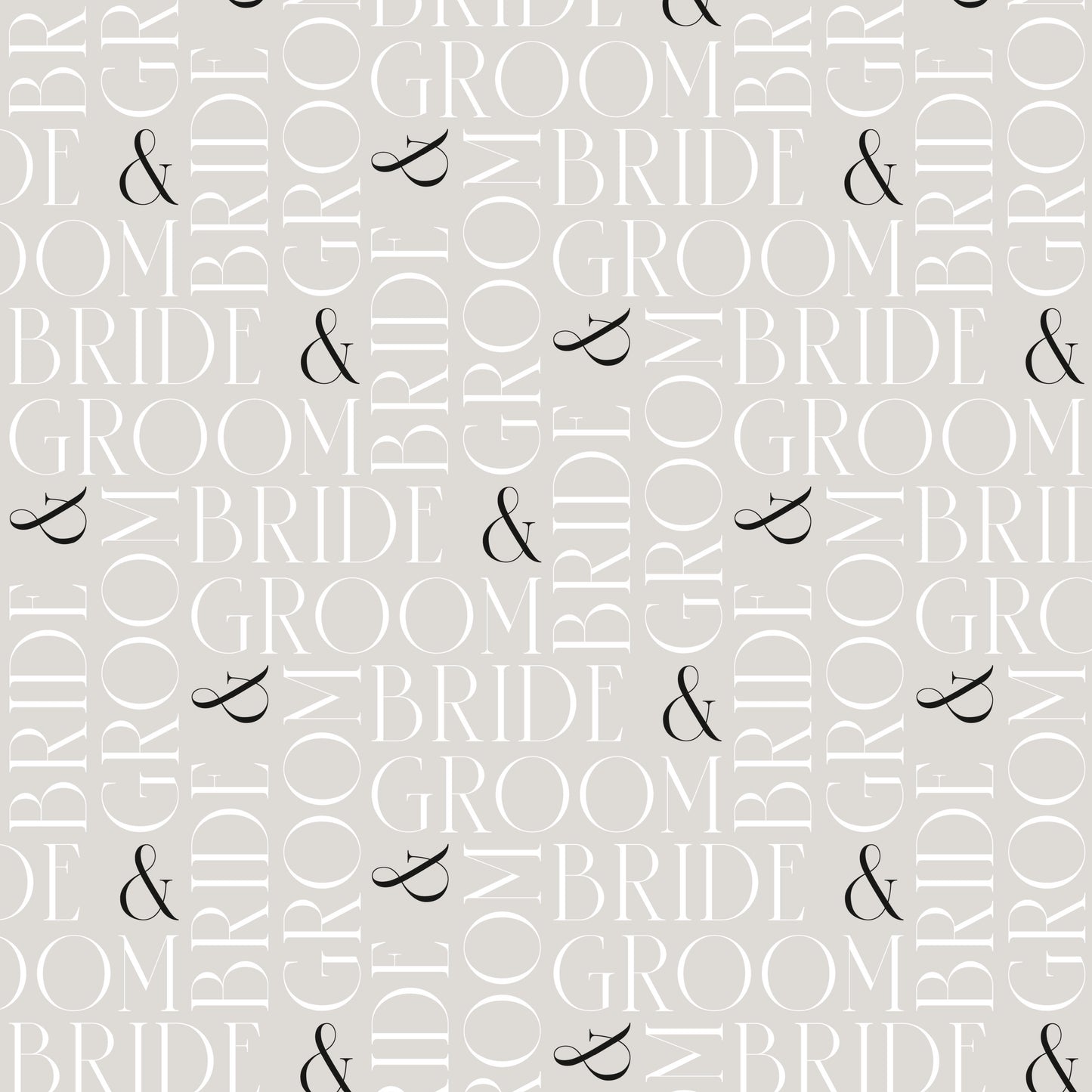 Bride & Groom Wrapping Paper Sheets