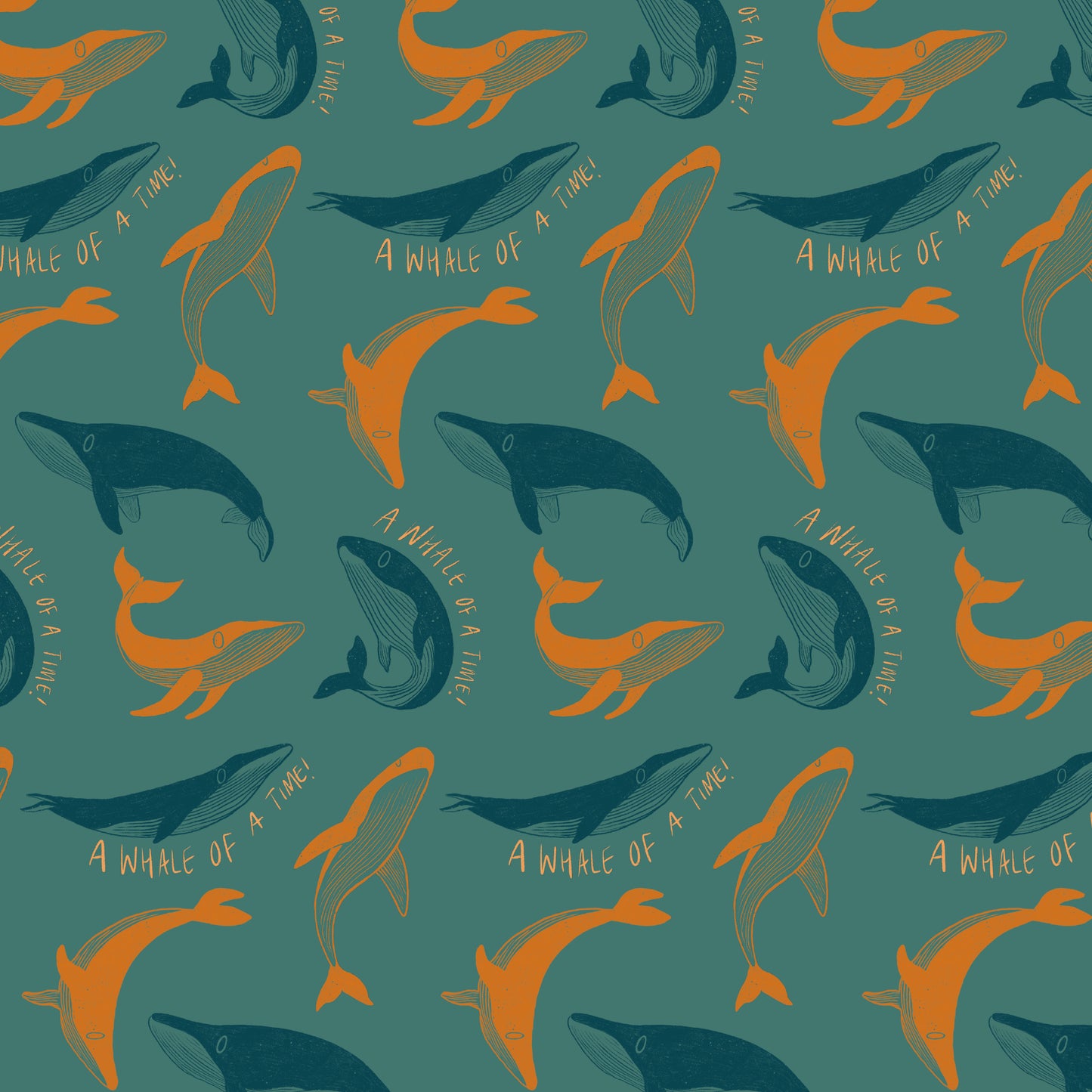 Whale of a Time Wrapping Paper Sheets